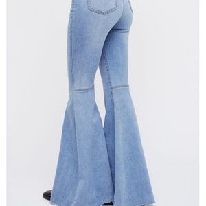 Free People Just Float On Flare Jeans NWT